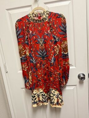 button dress mini Button Down Mini Dress In Denim, L